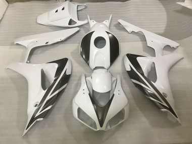 2006-2007 Glänzend Weiß Honda CBR1000RR Motorrad Verkleidung
