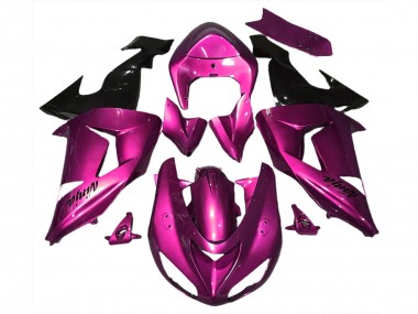 2006-2007 Glanzrosa Kawasaki ZX10R Motorrad Verkleidung