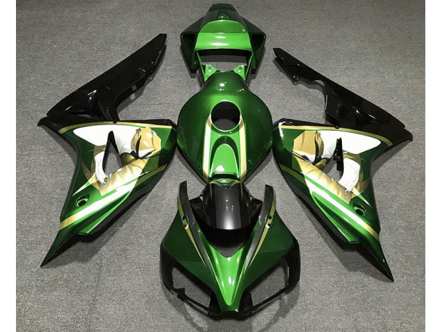 2006-2007 Grün-Gold Honda CBR1000RR Motorrad Verkleidung 2006-2007 Grün-Gold Honda CBR1000RR Motorrad Verkleidung