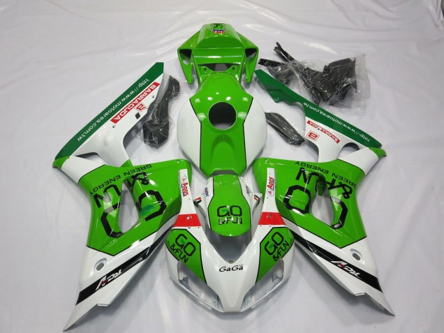 2006-2007 Grün & Weiß Honda CBR1000RR Motorrad Verkleidung 2006-2007 Grün & Weiß Honda CBR1000RR Motorrad Verkleidung