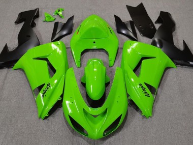 2006-2007 Grün Kawasaki ZX10R Motorrad Verkleidung