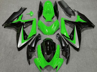 2006-2007 Grün OEM-Stil Suzuki GSXR 600-750 Motorrad Verkleidung