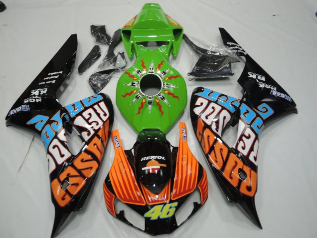 2006-2007 Grün Rossi Honda CBR1000RR Motorrad Verkleidung 2006-2007 Grün Rossi Honda CBR1000RR Motorrad Verkleidung