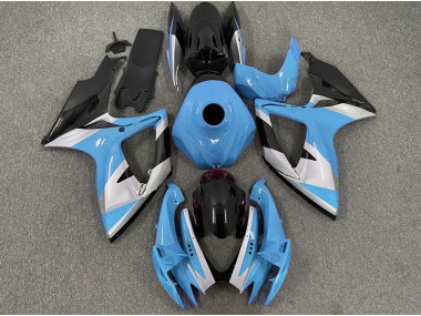 2006-2007 Hellblaues Design Suzuki GSXR 600-750 Motorrad Verkleidung