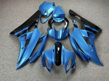 2006-2007 Himmelblau & Schwarz Yamaha R6 Motorrad Verkleidung