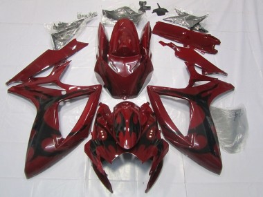 2006-2007 Kastanienbraun Rot Suzuki GSXR 600-750 Motorrad Verkleidung
