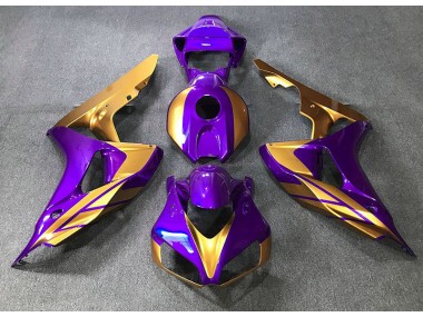 2006-2007 Lila-Gold Honda CBR1000RR Motorrad Verkleidung