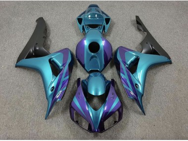 2006-2007 Lila & Smaragd Honda CBR1000RR Motorrad Verkleidung