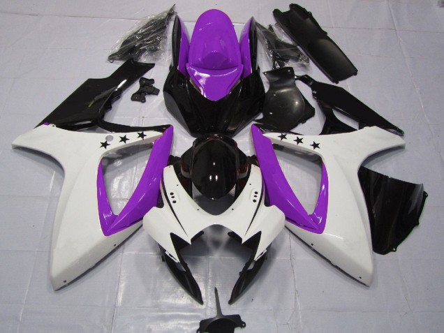 2006-2007 Lila Stern Suzuki GSXR 600-750 Motorrad Verkleidung 2006-2007 Lila Stern Suzuki GSXR 600-750 Motorrad Verkleidung