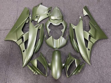 2006-2007 Matt Grün Yamaha R6 Motorrad Verkleidung