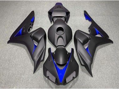 2006-2007 Matt Schwarz & Blau Honda CBR1000RR Motorrad Verkleidung