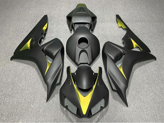 2006-2007 Matt Schwarz & Gelb Honda CBR1000RR Motorrad Verkleidung 2006-2007 Matt Schwarz & Gelb Honda CBR1000RR Motorrad Verkleidung