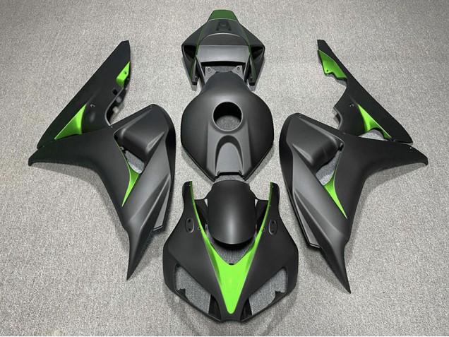 2006-2007 Matt Schwarz & Grün Honda CBR1000RR Motorrad Verkleidung 2006-2007 Matt Schwarz & Grün Honda CBR1000RR Motorrad Verkleidung