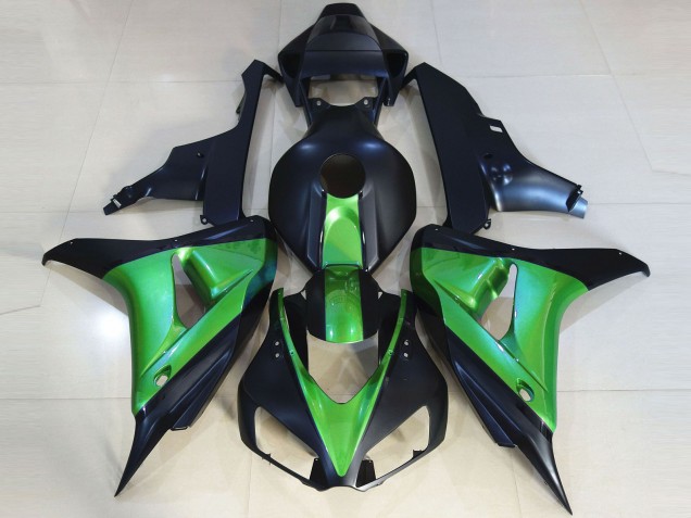 2006-2007 Matt Schwarz & Grün Honda CBR1000RR Motorrad Verkleidung 2006-2007 Matt Schwarz & Grün Honda CBR1000RR Motorrad Verkleidung