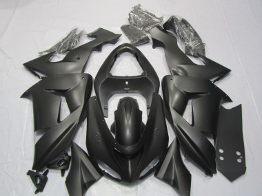 2006-2007 Matt Schwarz Kawasaki ZX10R Motorrad Verkleidung