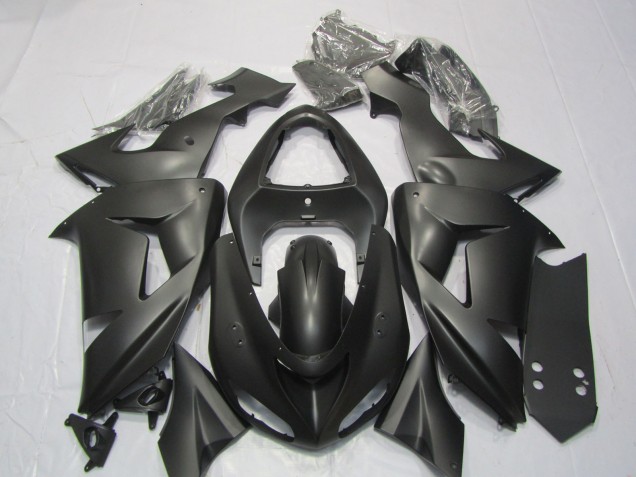 2006-2007 Matt Schwarz Kawasaki ZX10R Motorrad Verkleidung 2006-2007 Matt Schwarz Kawasaki ZX10R Motorrad Verkleidung