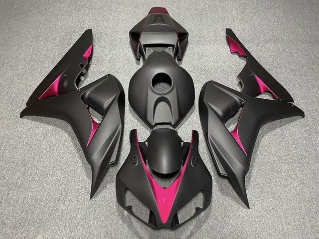 2006-2007 Matt Schwarz & Pink Honda CBR1000RR Motorrad Verkleidung 2006-2007 Matt Schwarz & Pink Honda CBR1000RR Motorrad Verkleidung