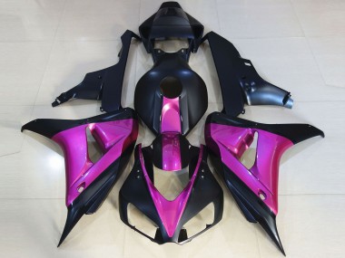 2006-2007 Matt Schwarz & Pink Honda CBR1000RR Motorrad Verkleidung