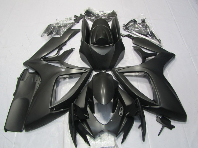 2006-2007 Matt Schwarz Suzuki GSXR 600-750 Motorrad Verkleidung 2006-2007 Matt Schwarz Suzuki GSXR 600-750 Motorrad Verkleidung