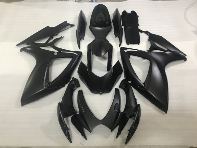 2006-2007 Matt Schwarz Suzuki GSXR 600-750 Motorrad Verkleidung 2006-2007 Matt Schwarz Suzuki GSXR 600-750 Motorrad Verkleidung