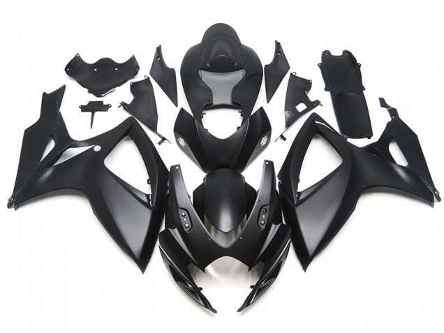 2006-2007 Matt Schwarzer Custom-Stil OEM Suzuki GSXR 600-750 Motorrad Verkleidung 2006-2007 Matt Schwarzer Custom-Stil OEM Suzuki GSXR 600-750 Motorrad Verkleidung