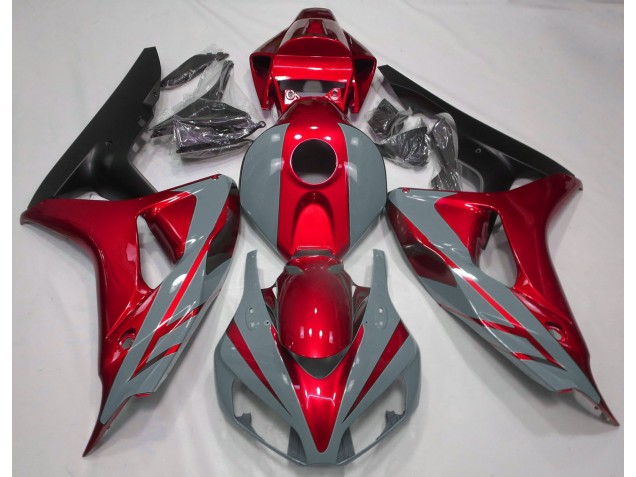 2006-2007 Nardo Grau & Rot Honda CBR1000RR Motorrad Verkleidung 2006-2007 Nardo Grau & Rot Honda CBR1000RR Motorrad Verkleidung