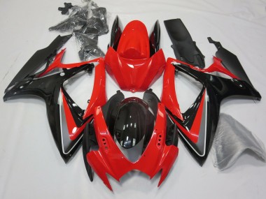 2006-2007 OEM Stil Rot Suzuki GSXR 600-750 Motorrad Verkleidung