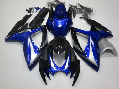 2006-2007 OEM Stil Tiefes Blau Suzuki GSXR 600-750 Motorrad Verkleidung