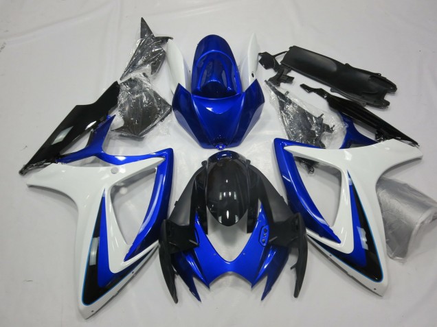 2006-2007 Ohne Aufkleber Glänzend Suzuki GSXR 600-750 Motorrad Verkleidung 2006-2007 Ohne Aufkleber Glänzend Suzuki GSXR 600-750 Motorrad Verkleidung