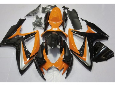 2006-2007 Orange Glänzend Ohne Abzeichen Suzuki GSXR 600-750 Motorrad Verkleidung
