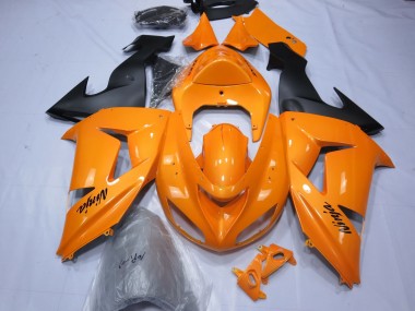 2006-2007 Orange Kawasaki ZX10R Motorrad Verkleidung