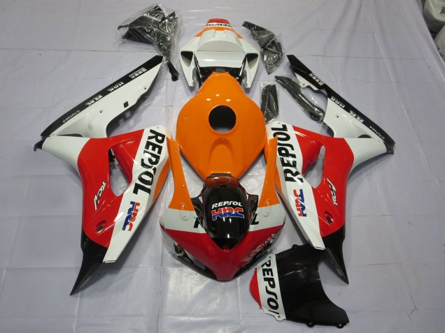 2006-2007 Orange Repsol Honda CBR1000RR Motorrad Verkleidung 2006-2007 Orange Repsol Honda CBR1000RR Motorrad Verkleidung