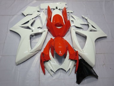 2006-2007 Orange & Weiß Suzuki GSXR 600-750 Motorrad Verkleidung