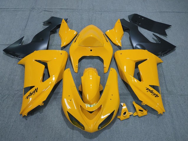 2006-2007 Perlgelb Kawasaki ZX10R Motorrad Verkleidung 2006-2007 Perlgelb Kawasaki ZX10R Motorrad Verkleidung