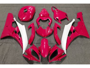 2006-2007 Perlrot Yamaha R6 Motorrad Verkleidung