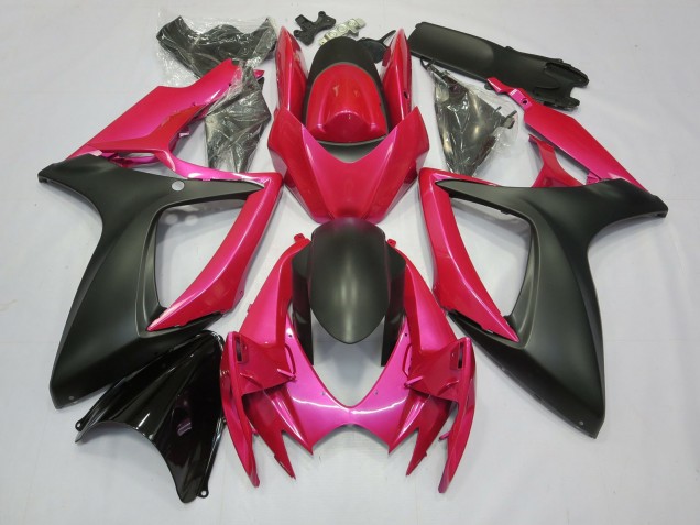 2006-2007 Pink & Matt Suzuki GSXR 600-750 Motorrad Verkleidung 2006-2007 Pink & Matt Suzuki GSXR 600-750 Motorrad Verkleidung