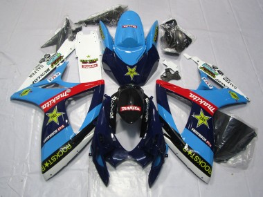 2006-2007 Rockstar Suzuki GSXR 600-750 Motorrad Verkleidung