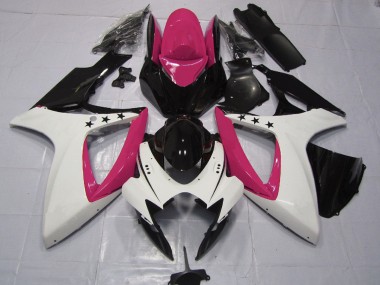 2006-2007 Rosa Stern Suzuki GSXR 600-750 Motorrad Verkleidung