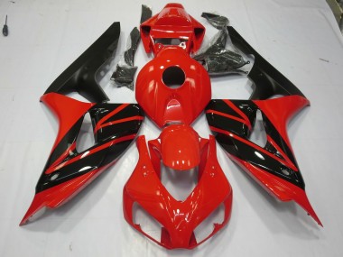 2006-2007 Rot & Schwarz Honda CBR1000RR Motorrad Verkleidung