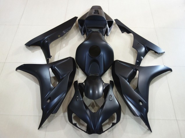 2006-2007 Schlichte Matt Schwarz Honda CBR1000RR Motorrad Verkleidung 2006-2007 Schlichte Matt Schwarz Honda CBR1000RR Motorrad Verkleidung