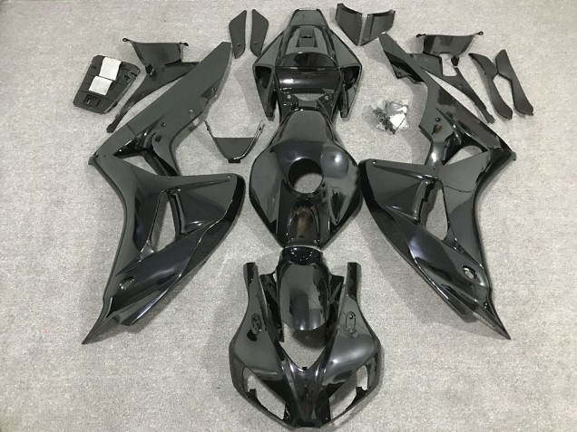 2006-2007 Schwarz Glänzend Honda CBR1000RR Motorrad Verkleidung 2006-2007 Schwarz Glänzend Honda CBR1000RR Motorrad Verkleidung