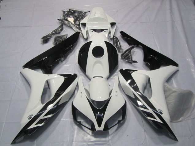 2006-2007 Schwarz & Weiß OEM Stil Keine Aufkleber Honda CBR1000RR Motorrad Verkleidung 2006-2007 Schwarz & Weiß OEM Stil Keine Aufkleber Honda CBR1000RR Motorrad Verkleidung