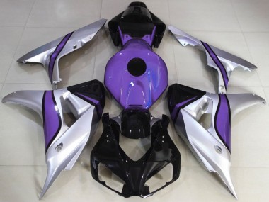 2006-2007 Silber & Lila Kundenspezifisch Honda CBR1000RR Motorrad Verkleidung