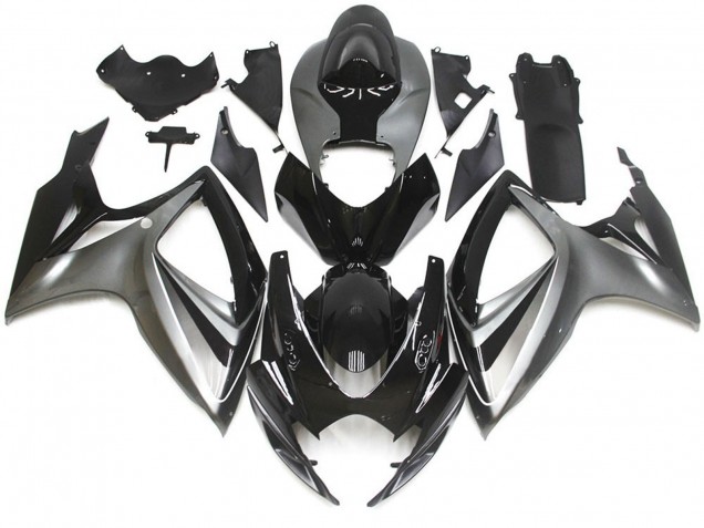 2006-2007 Silber & Schwarz Spezial OEM Stil Suzuki GSXR 600-750 Motorrad Verkleidung 2006-2007 Silber & Schwarz Spezial OEM Stil Suzuki GSXR 600-750 Motorrad Verkleidung