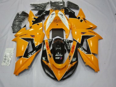 2006-2007 Spezial Orange Kawasaki ZX10R Motorrad Verkleidung