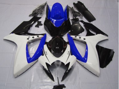 2006-2007 Tiefes Blauer Stern Suzuki GSXR 600-750 Motorrad Verkleidung