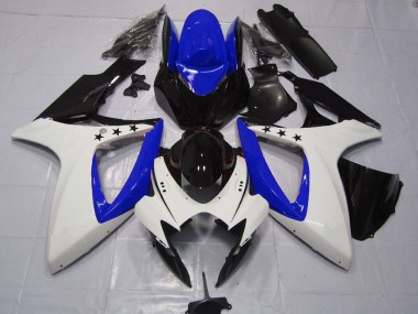 2006-2007 Tiefes Blauer Stern Suzuki GSXR 600-750 Motorrad Verkleidung