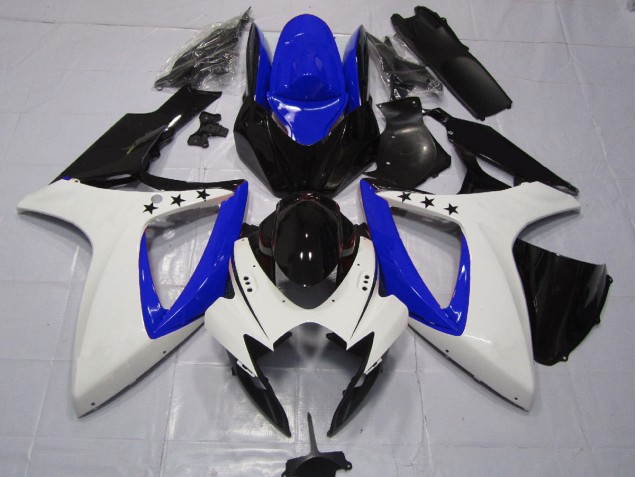 2006-2007 Tiefes Blauer Stern Suzuki GSXR 600-750 Motorrad Verkleidung 2006-2007 Tiefes Blauer Stern Suzuki GSXR 600-750 Motorrad Verkleidung