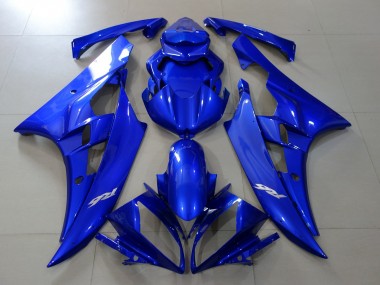 2006-2007 Vollglanz Blau Yamaha R6 Motorrad Verkleidung
