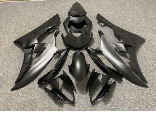 2006-2007 Vollmatt Schwarz Yamaha R6 Motorrad Verkleidung 2006-2007 Vollmatt Schwarz Yamaha R6 Motorrad Verkleidung
